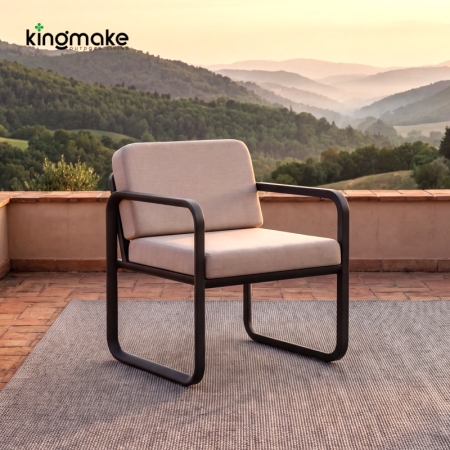 Layva Collection Aluminum Outdoor Chair 