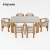 Luxury Teak Outdoor Dining Set KMD18042