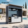Modern Aluminum Mobile Outdoor BBQ Kitchen