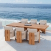 All-Weather Teak Woven Outdoor Dining Set KMD18002