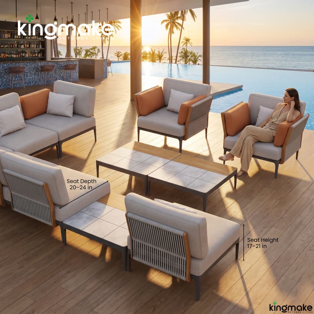 Outdoor Sofa Seat Depth & Height: Standard Sizes Chart