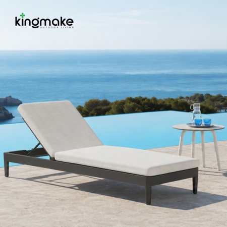Cima Collection Aluminum Outdoor Sun Lounger