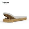 luxury teak amalfi collection sun lounger