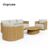 Amalfi Collection Teak Outdoor Sofa Set