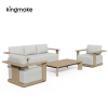 Modern Teak Outdoor Sofa KM18038