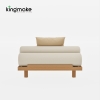 Duvo Collection Modern Teak Corner Sofa Set