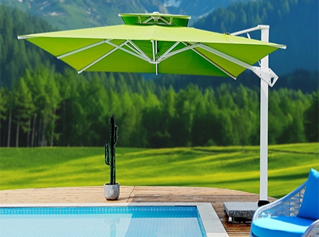 High-end Aluminum Cantilever Umbrellas KMS8601-2B
