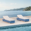 Blue EQ Rope Woven Sun Lounger KMD18005