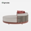Luxury  Vita Corner Collection Round Outdoor Daybed 