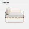Alpha Collection Luxury Two-Seater Sofa