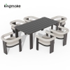 Modern Aluminum Rectangular Outdoor Dining Set – Mali Collection