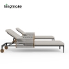 Albert Collection Rope Weave Aluminum Sun Lounger