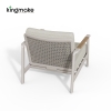Cenxi Collection Aluminum White Outdoor Single Sofa