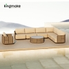 High-end Aluminum Outdoor Sofa Set KMD18010