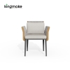 Rope Weave Aluminum Outdoor Dining Set