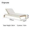 Alpha Collection Luxury Sun Lounger For Poolside