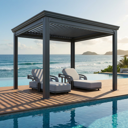 High End Aluminum Pergola KM18039-3