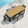 Modern Aluminum Outdoor Dining Set KMD18001