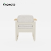 Alpha Collection Modern Outdoor Dining Chair 