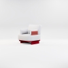 Modern Aluminum Afterglow Collection Single Sofa KM18013
