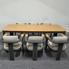 Modern Aluminum Outdoor Dining Set KMD18001
