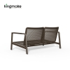 Cenxi Collection Aluminum White Two Seaters Sofa