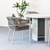 Modern Aluminum Woven Outdoor Dining Set KM18020
