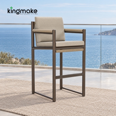 Niva Collection Outdoor Bar Stool