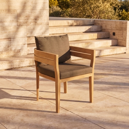 Cima Collection Teak Outdoor Dining Chair
