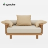 Duvo Collection Modern Teak Single Sofa