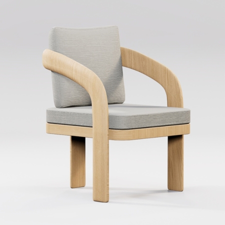 Luxury Teak Outdoor Chair KMD18016