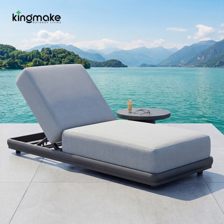 Modern Aluminum Vita Coner Collection Sun Lounger KM18031