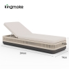 Laguna Collection Aluminum Sun Lounger With Hand-Woven Rope