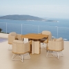 Luxury Teak Outdoor Dining Set KMD18007  
