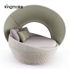 Orbit Round Outdoor Daybed with Rotatable Canopy