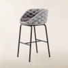 Aluminum Rope Woven Outdoor Bar Stool KM7203
