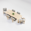 Luxury Teak Outdoor Dining Set KMD18016