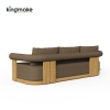 Modern Teak Wood Curved Outdoor Sofa Set – Mali Collection