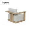 Modern Teak Outdoor Sofa KM18038