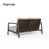 Cenxi Collection Aluminum White Two Seaters Sofa