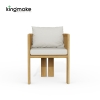 luxury teak amalfi collection dining chair