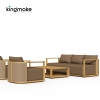 high-end maui cane collection sofa set
