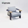 Modern Aluminum Rope Woven Single Sofa KMD18001