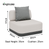 Layva Collection L-Shape Sectional Sofa Set
