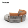 Albert Collection Rope Weave Aluminum Outdoor Daybed