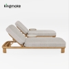 Luxury Teak Sun Lounger KM18042