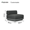 minilalist vita corner collection modular sofa set