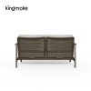 Cenxi Collection Aluminum White Two Seaters Sofa