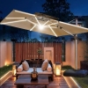 Luxury LED Patio Cantilever Umbrellas KM8602