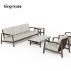 Cenxi Collection Aluminum Bronze Outdoor Sofa Set